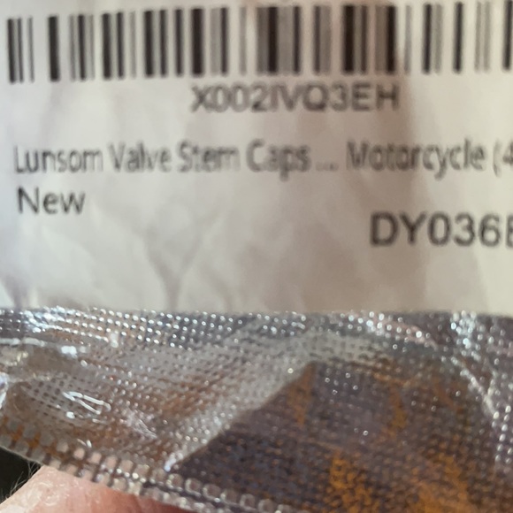 💙 Blue metal valve caps caps set of 4 blank - Picture 3 of 3